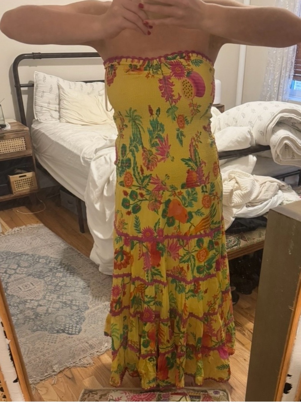 FARM Rio Smocked Maxi Dress - Picture 4 of 4